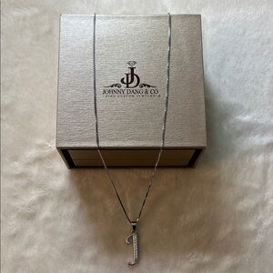 Johnny Dang Letter Pendant Necklace